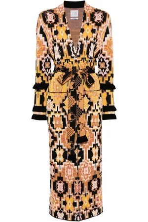HAYLEY MENZIES Magic Mosaic-jacquard cotton duster