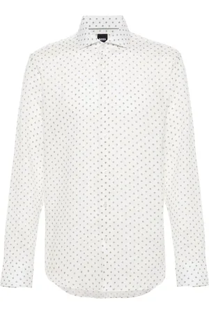 HUGO BOSS Polka-dot print shirt