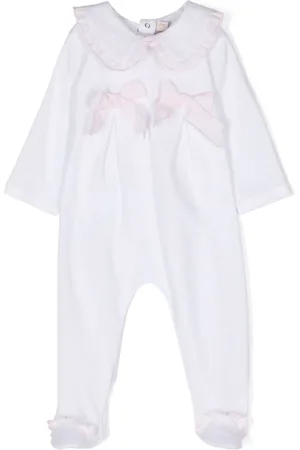 LA STUPENDERIA Bow-detail cotton pyjamas