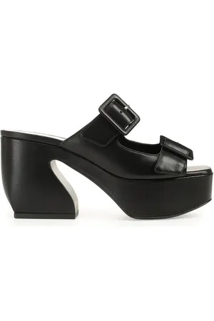 Sergio Rossi Si Rossi 45mm leather mules