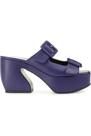 Sergio Rossi Si Rossi 45mm leather mules
