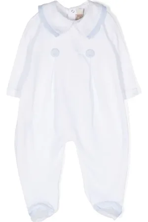 LA STUPENDERIA Contrast-trim cotton pyjamas