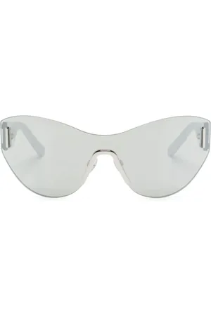 Marc Jacobs Logo-embossed shield-frame sunglasses