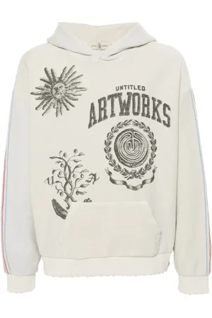 Untitled Artworks Logo-print hoodie