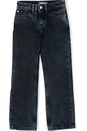 Calvin Klein Logo-tag high-rise jeans