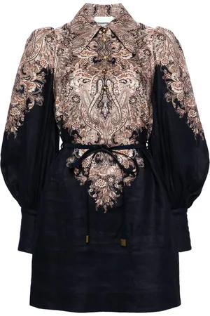 ZIMMERMANN Natura paisley-print minidress