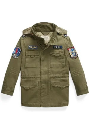 Ralph Lauren Hooded patchwork jacket