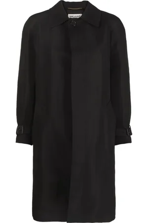 Saint Laurent Classic-collar coat