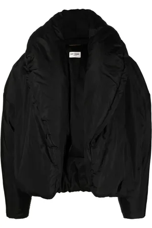 Saint Laurent Shawl-lapel silk oversized jacket