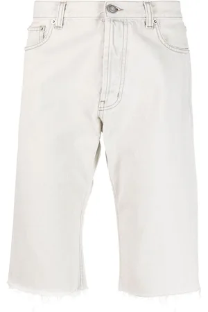 Saint Laurent Knee-length denim shorts