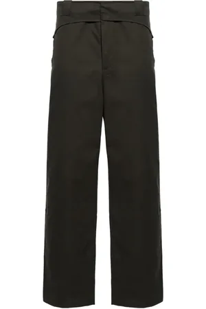 GR10K Folded Belt straight trousers