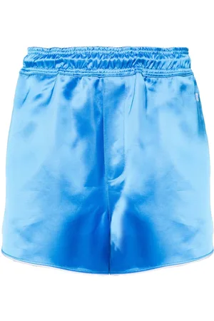 WALES BONNER Distance satin track shorts
