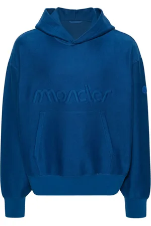 Moncler Logo-embossed terry-cloth hoodie