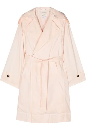 Quira Cut-out belted trench coat