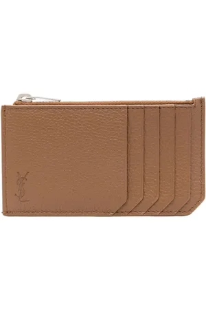 Saint Laurent Cassandre leather cardholder