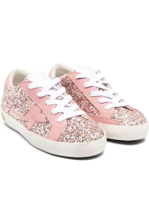 Golden Goose Super-Star glitter-detail sneakers