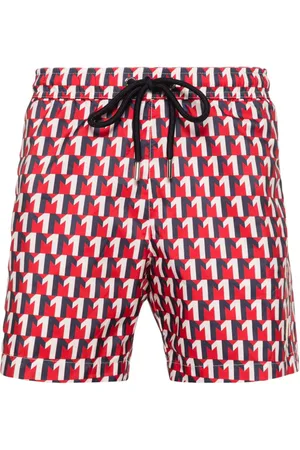 Moncler Geometric-print swim shorts