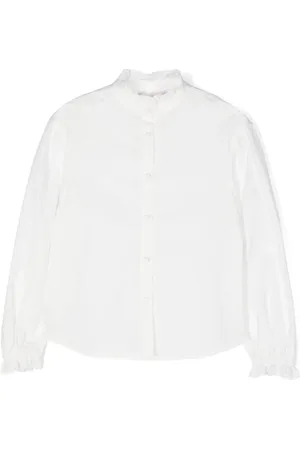 PHILOSOPHY DI LORENZO SERAFINI Embroidered-logo poplin shirt