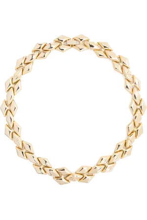 Patrizia Pepe Micro Fly geometric-link necklace