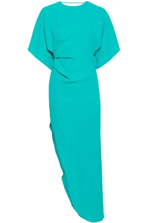 REV The Savita asymmetric midi dress