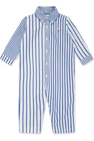 Ralph Lauren Striped cotton poplin coverall