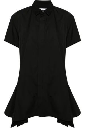 SACAI Asymmetric pleated minidress