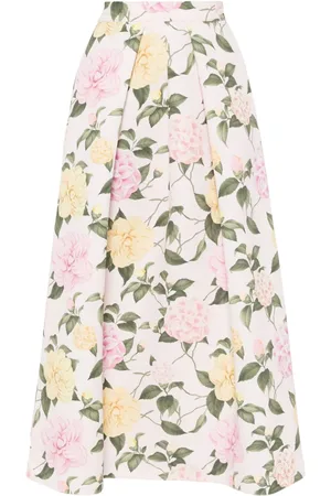 Sachin & Babi Lydia floral-print midi skirt