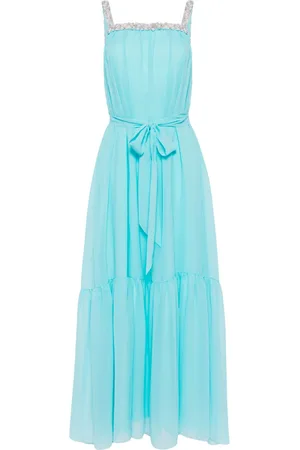 Sachin & Babi Kami chiffon gown