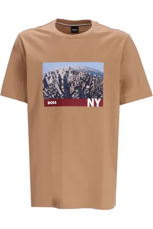 HUGO BOSS Graphic-print cotton T-shirt