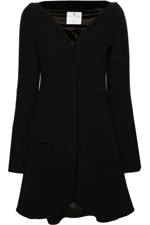 Courrèges Ellipse Heritage crepe coat
