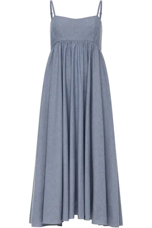 Azeeza Rachel chambray midi dress