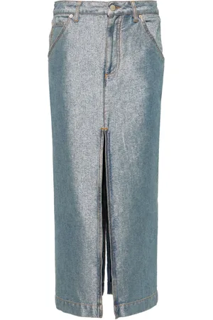 DARKPARK Erika denim midi skirt
