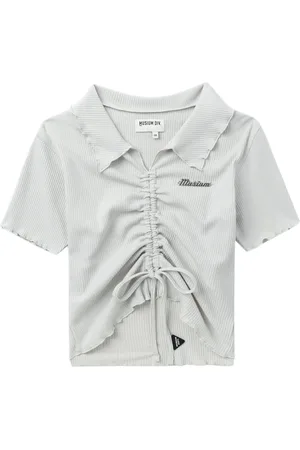 Musium Div. Logo-plaque draped T-shirt
