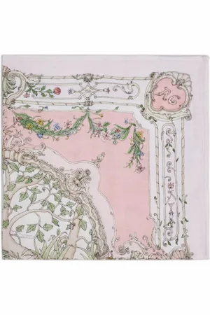 Atelier Choux Illustration-print organic cotton blanket