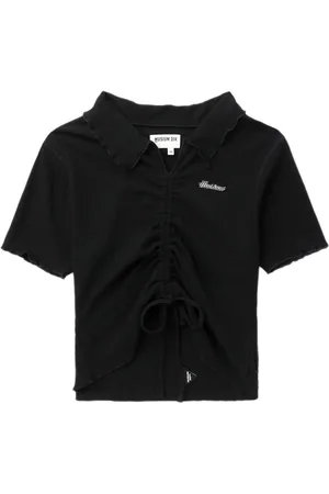Musium Div. Logo-plaque draped T-shirt