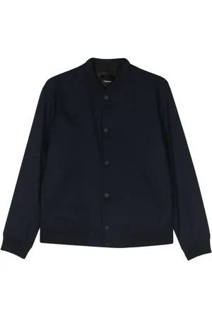 THEORY Buttoned bomber jacket