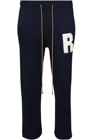 Rhude Letter-patch drawstring trousers