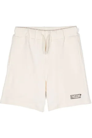 Msgm Rubberised-logo track shorts