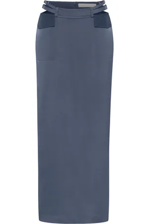 DION LEE Column maxi skirt