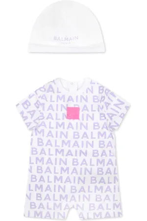Balmain Logo-print cotton shorties set