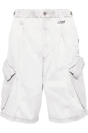 Maison Mihara Yasuhiro Logo-tag cargo shorts