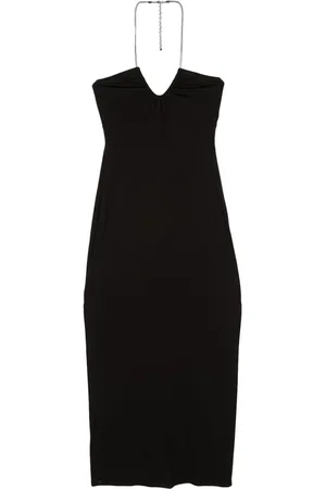 Michael Kors Ruched halterneck dress