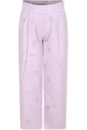 Molo Ami broderie-anglaise trousers