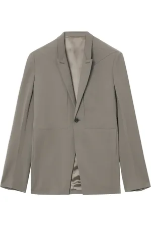 Rick Owens Single-breasted virgin wool blazer