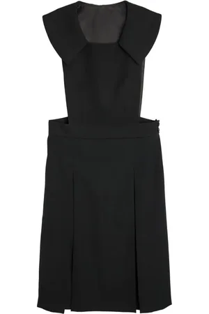 Comme des Garçons Wool overall midi dress
