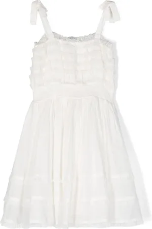 PHILOSOPHY DI LORENZO SERAFINI Ruffled cotton minidress