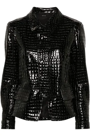 Tom Ford Patent-finish leather jacket