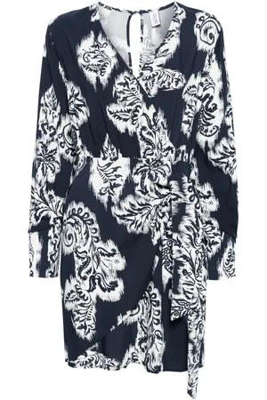 Liu Jo Paisley-print wrap minidress