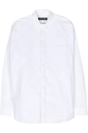 Y / PROJECT Scrunched cotton shirt