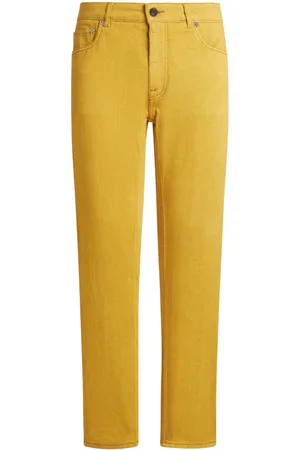 Etro Pegaso-embroidered mid-rise jeans